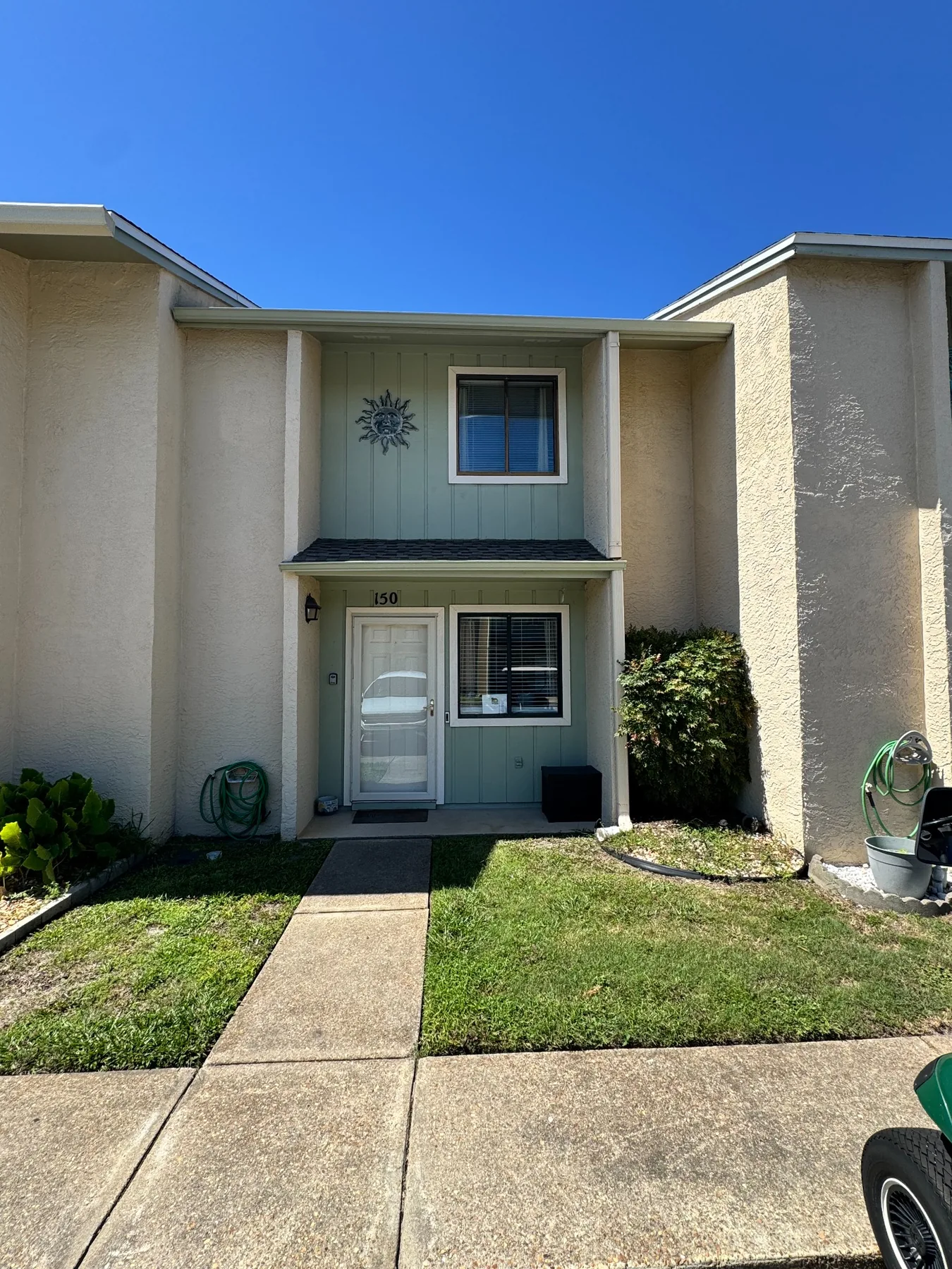 Front entrance of Baker's Tide townhome, unit 150